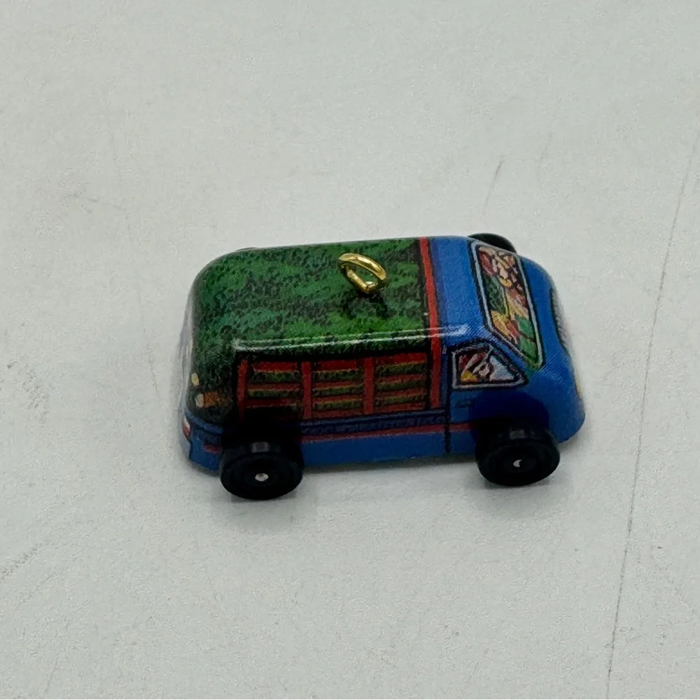 Hallmark Keepsake Miniature Ornament- On the Road tin car